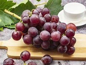 葡萄 秘鲁红无籽葡萄 无籽甜度高果皮脆而不涩