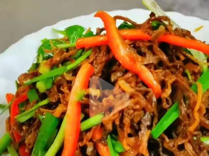 精美凉菜 韵味红丝菜