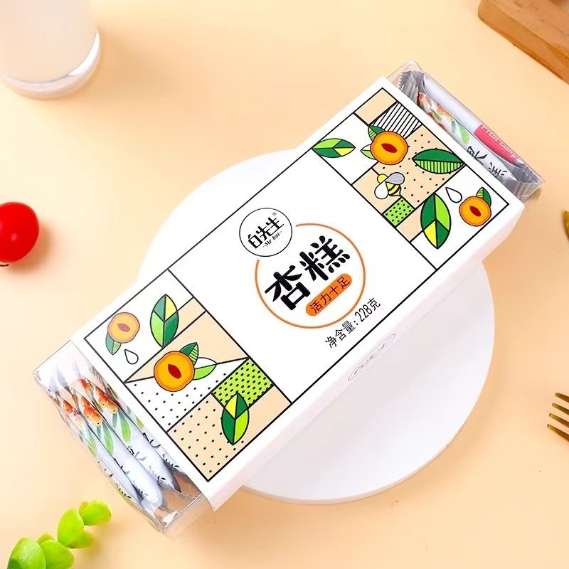 【白先生】沙棘杏糕 纯天然无添加 酸甜水果味 山西特产果糕零食228g/盒