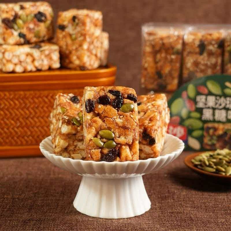 MINGSHA/名沙低甜坚果燕麦沙琪玛0反式零食蛋糕口感代早餐送麻花