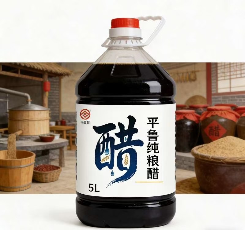 【平鲁纯粮醋】自家酿的无添加好醋，纯粮发酵更营养，凉拌热炒都够味