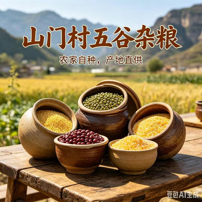 山门村农家五谷杂粮 原生粗粮组合 产地直供无添加500g*3