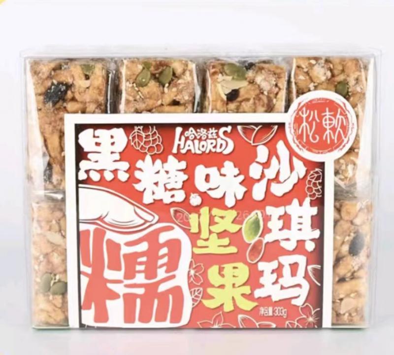 黑糖坚果沙琪玛303g/盒抄底半价秒杀