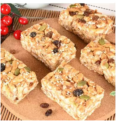  山西名沙食品 黑糖味坚果沙琪玛 手工熬糖+大颗坚果 300g/袋／