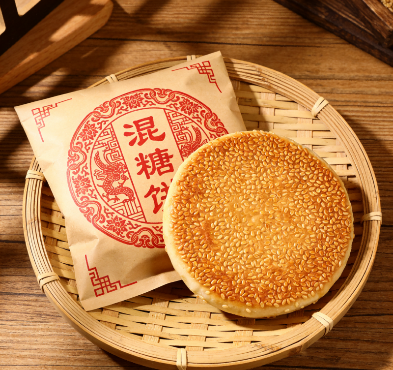 山西右玉传统手工混糖饼 非遗工艺 香甜酥软 地方特色糕点